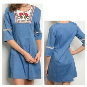 [Last 1!] CLOSET CLOSING Light Blue Denim Dress